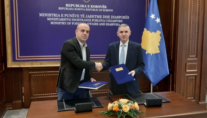 Akademia e Kosov&euml;s p&euml;r Siguri Publike n&euml;nshkroi protokoll marr&euml;veshjen m&euml; Akademin&euml; Diplomatike t&euml; Kosov&euml;s