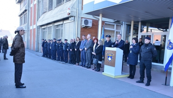  Drejtori i P&euml;rgjithsh&euml;m i Policis&euml; s&euml; Kosov&euml;s Rashit Qalaj dhe  Drejtori i P&euml;rgjithsh&euml;m i Sh&euml;rbimit Korrektues t&euml; Kosov&euml;s Nehat Thaqi vizituan Akademin&euml;