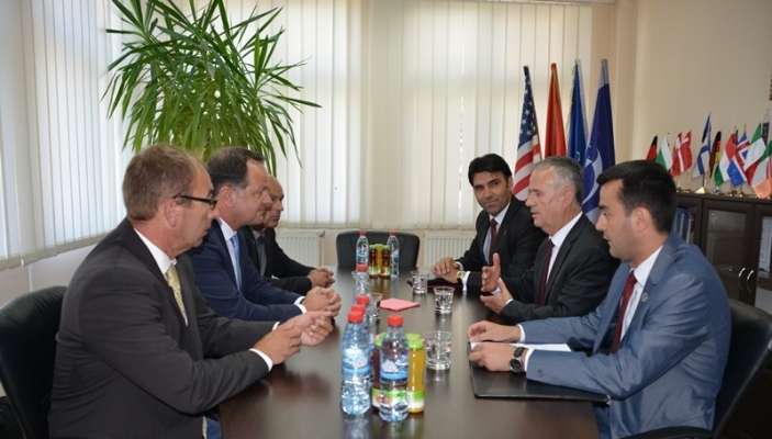  Nj&euml; delegacion nga  Universitetit Policor Gjerman vizitoi Akademin&euml; 