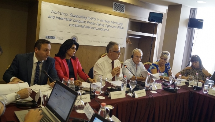 N&euml; Tiran&euml;  zhvillohet pun&euml;toria p&euml;r P&euml;rkrahjen e Akademis&euml; p&euml;r ta zhvilluar programin e mentorimit dhe intershipit bazuar n&euml; programin profesional t&euml; agjencive t&euml; siguris&euml; publike