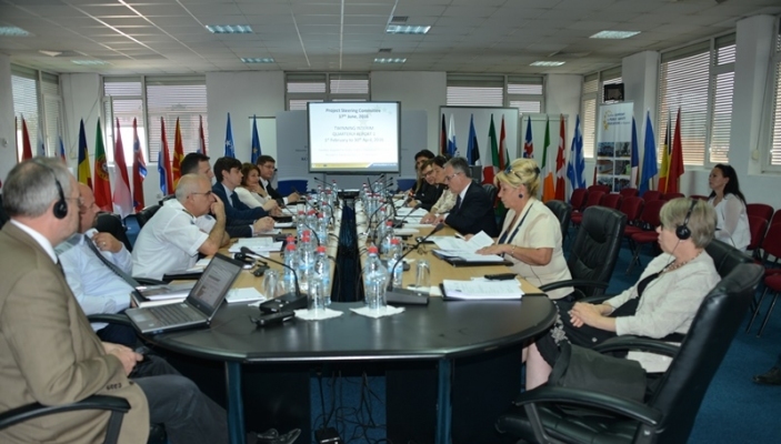 U mbajt takimi i par&euml;  i Komitetit Drejtues p&euml;r  Projektin e Binjak&euml;zimit