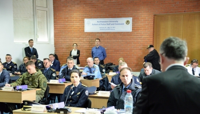 N&euml; Akademi filloi trajnimi Shkolla e Stafit dhe Komand&euml;s Policore