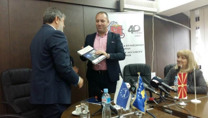  Akademia e Kosov&euml;s p&euml;r Siguri Publike n&euml;nshkroi marr&euml;veshjen e bashk&euml;punimit me Fakultetin e Siguris&euml; n&euml; Shkup