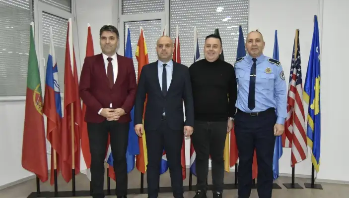 N&euml; Akademin&euml; e Kosov&euml;s p&euml;r Siguri Publike q&euml;ndroi p&euml;r vizit&euml; nj&euml; delegacion nga Policia Komunale e Komun&euml;s s&euml; Ulqinit, nga Mali i Zi