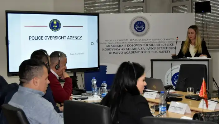 Inspektorati Policor i Kosov&euml;s me p&euml;rkrahjen e Akademis&euml; s&euml; Kosov&euml;s p&euml;r Siguri Publike organizoi seminar rajonal p&euml;r fuqizimin e kapaciteteve mbik&euml;qyr&euml;se policore