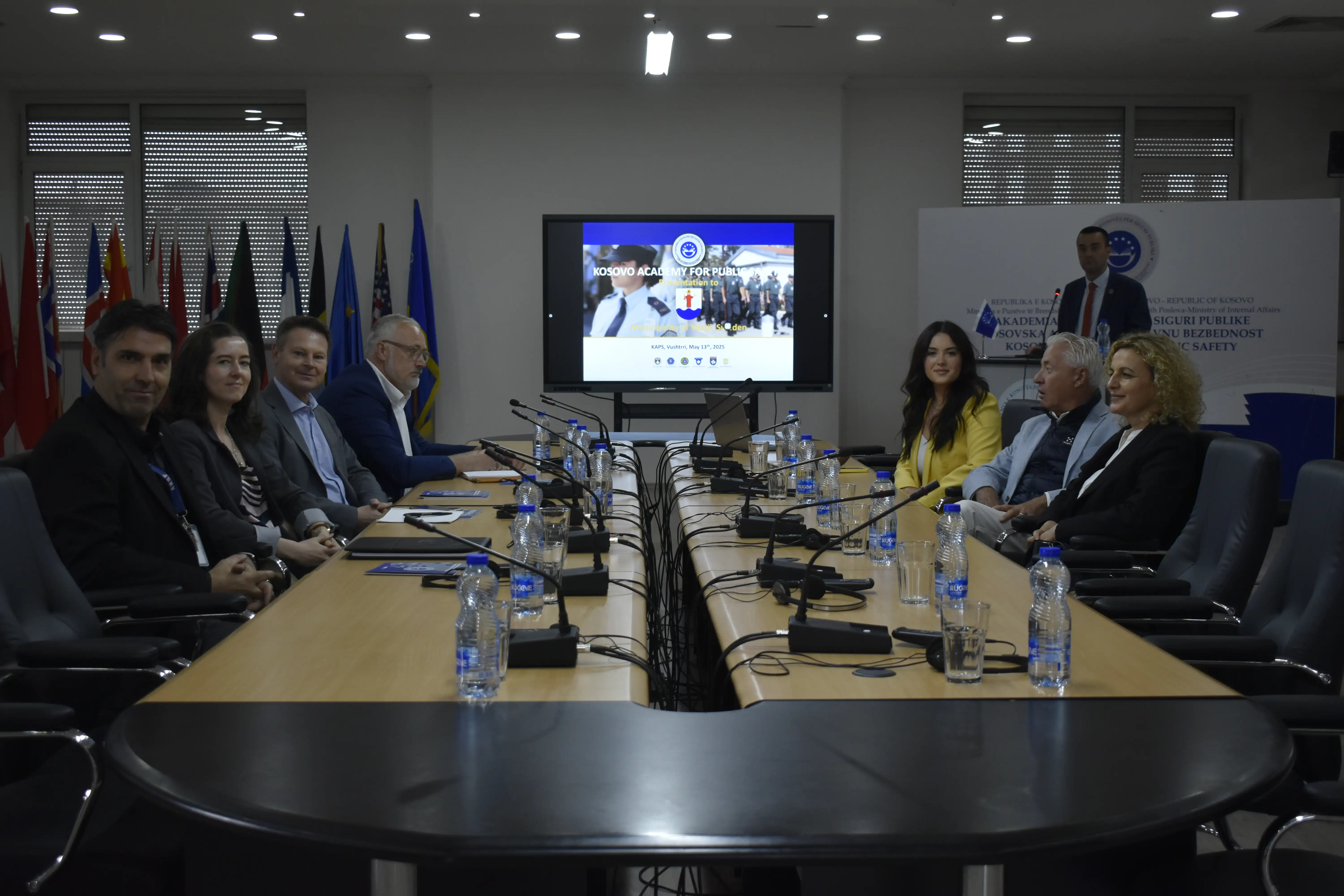 Delegacioni i zyrtarëve të lartë nga Komuna Växjö e Suedisë vizitoi AKSP-në