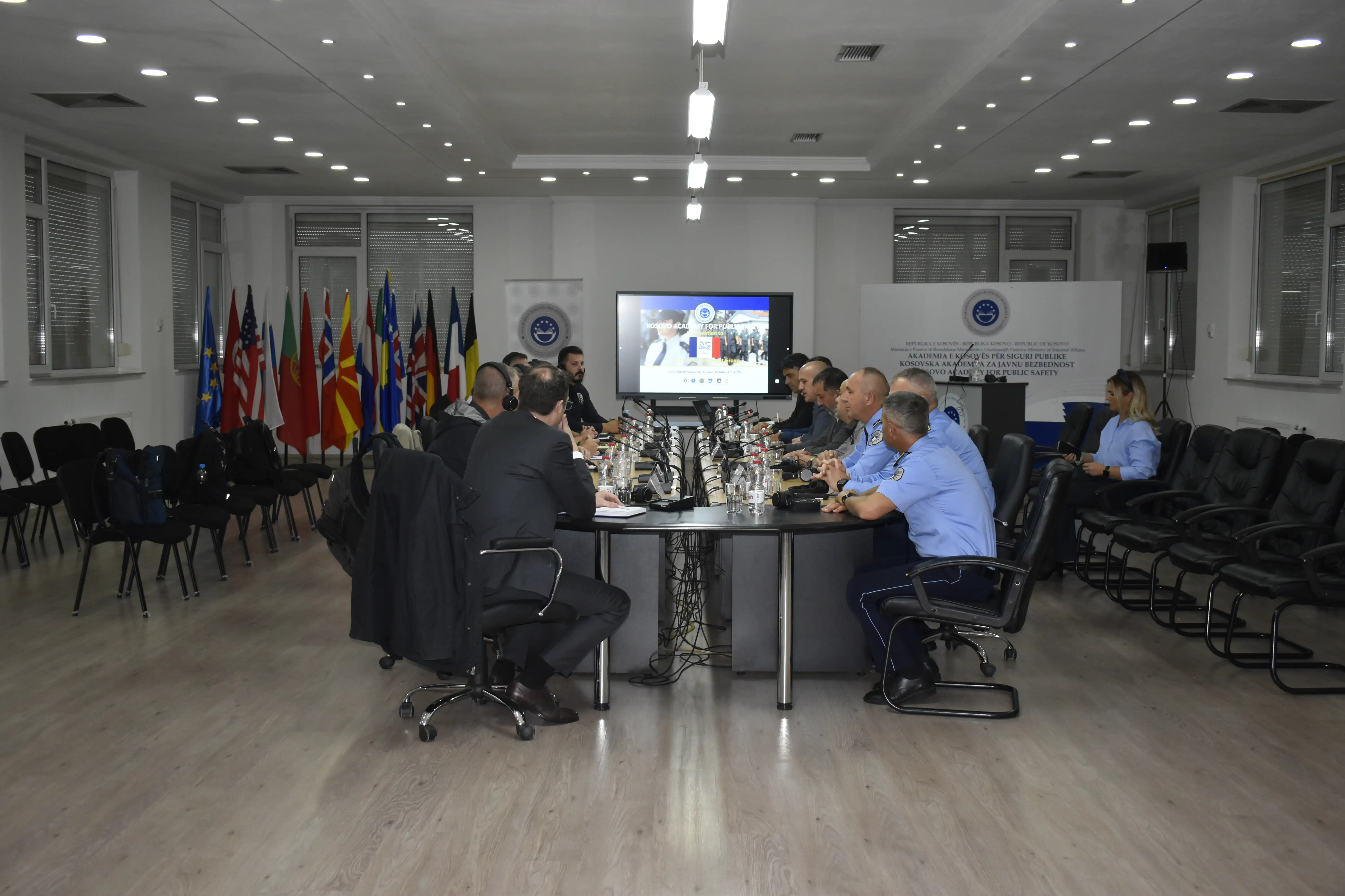 Delegacion nga Iowa Law Enforcement, SHBA, vizitoi sot Akademinë e Kosovës për Siguri Publike