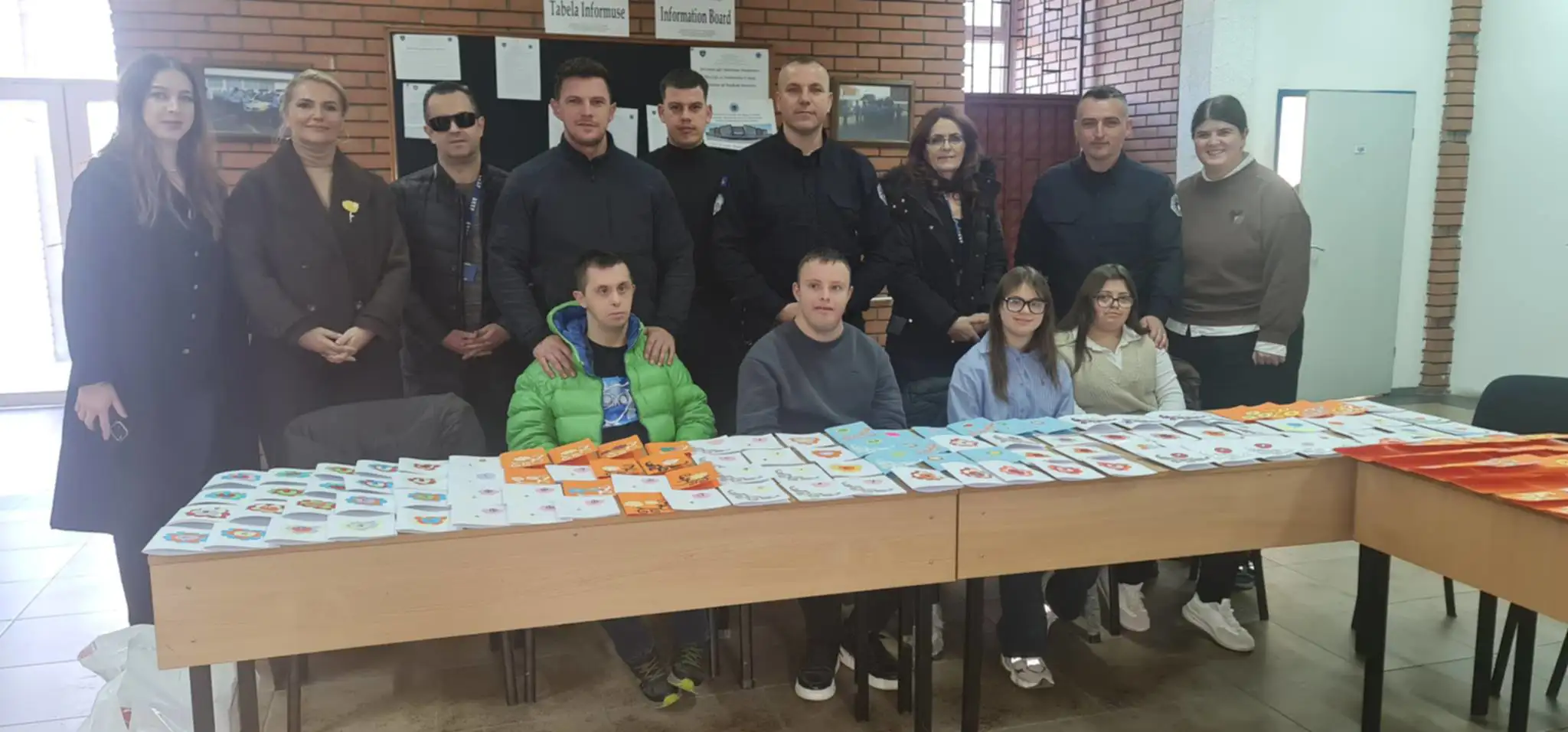 Në ambientet e Akademisë së Kosovës për Siguri Publike u mbajt ekspozita e organizuar nga Shoqata Down Syndrome Kosova