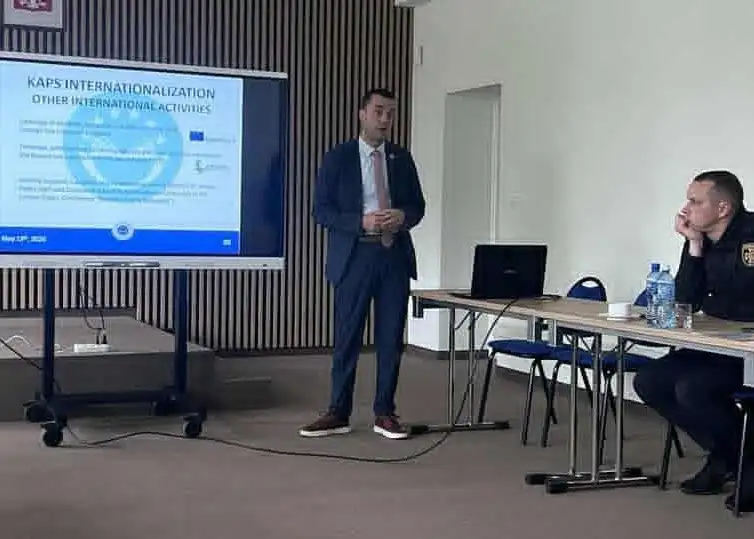 Delegacioni nga AKSP qëndroi në një mobilitet në Universitetin e Zjarrfikjes të Polonisë përmes programit Ersasmus+