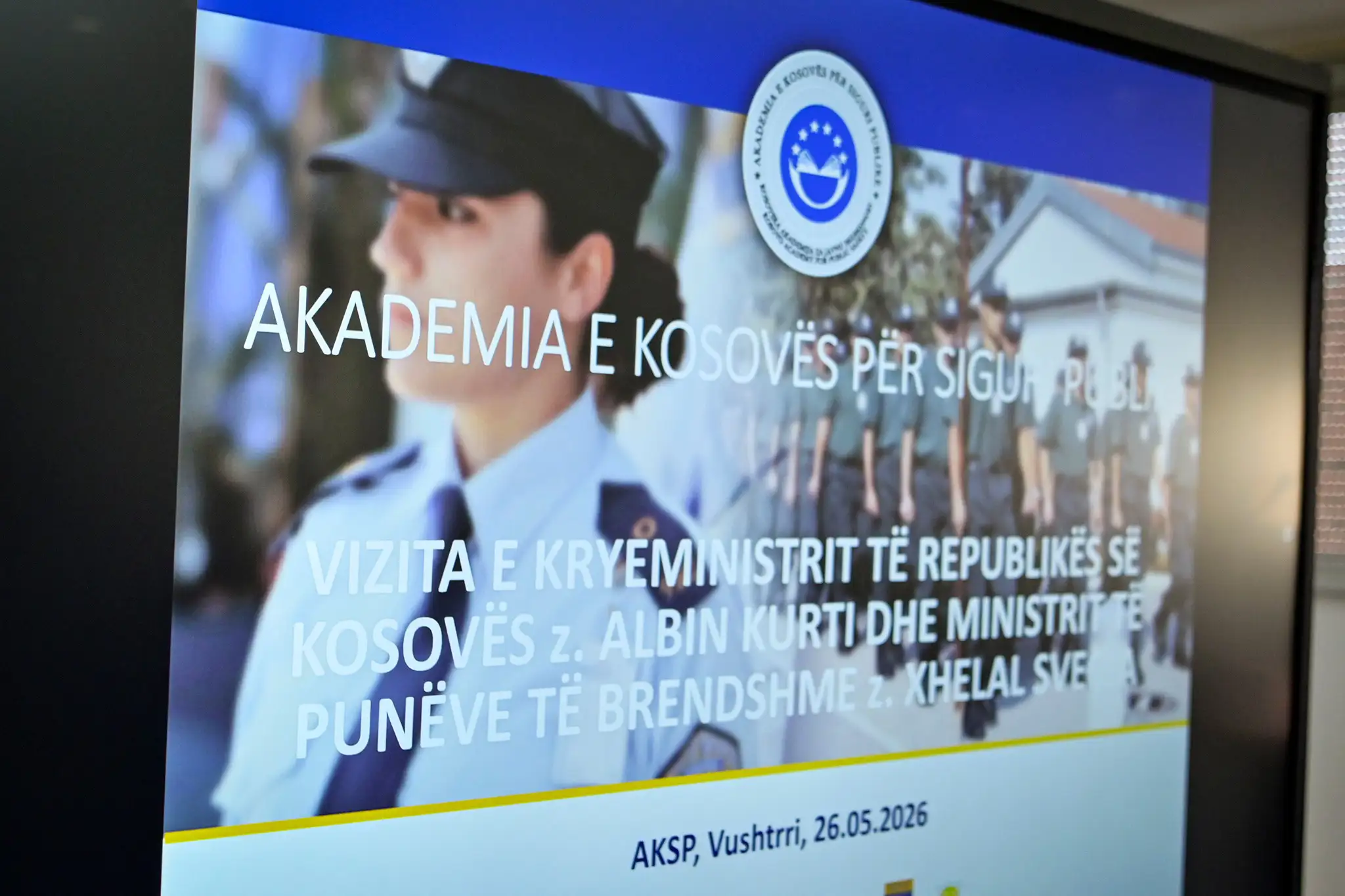 Kryeministri Kurti dhe Ministri Sveçla vizituan Akademinë e Kosovës për Siguri Publike