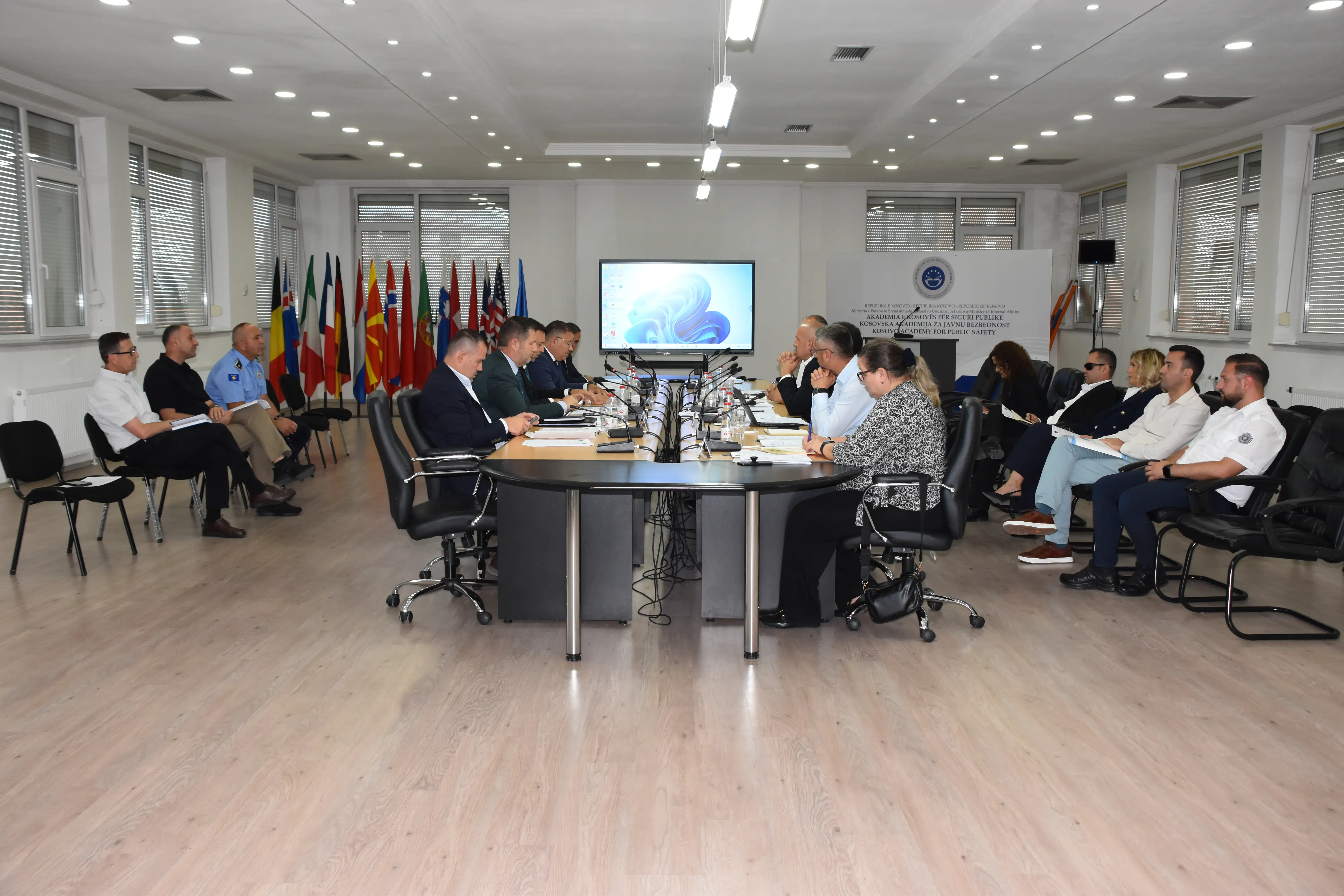 U mbajt mbledhja e 45-të e Bordit të Akademisë së Kosovës për Siguri Publike