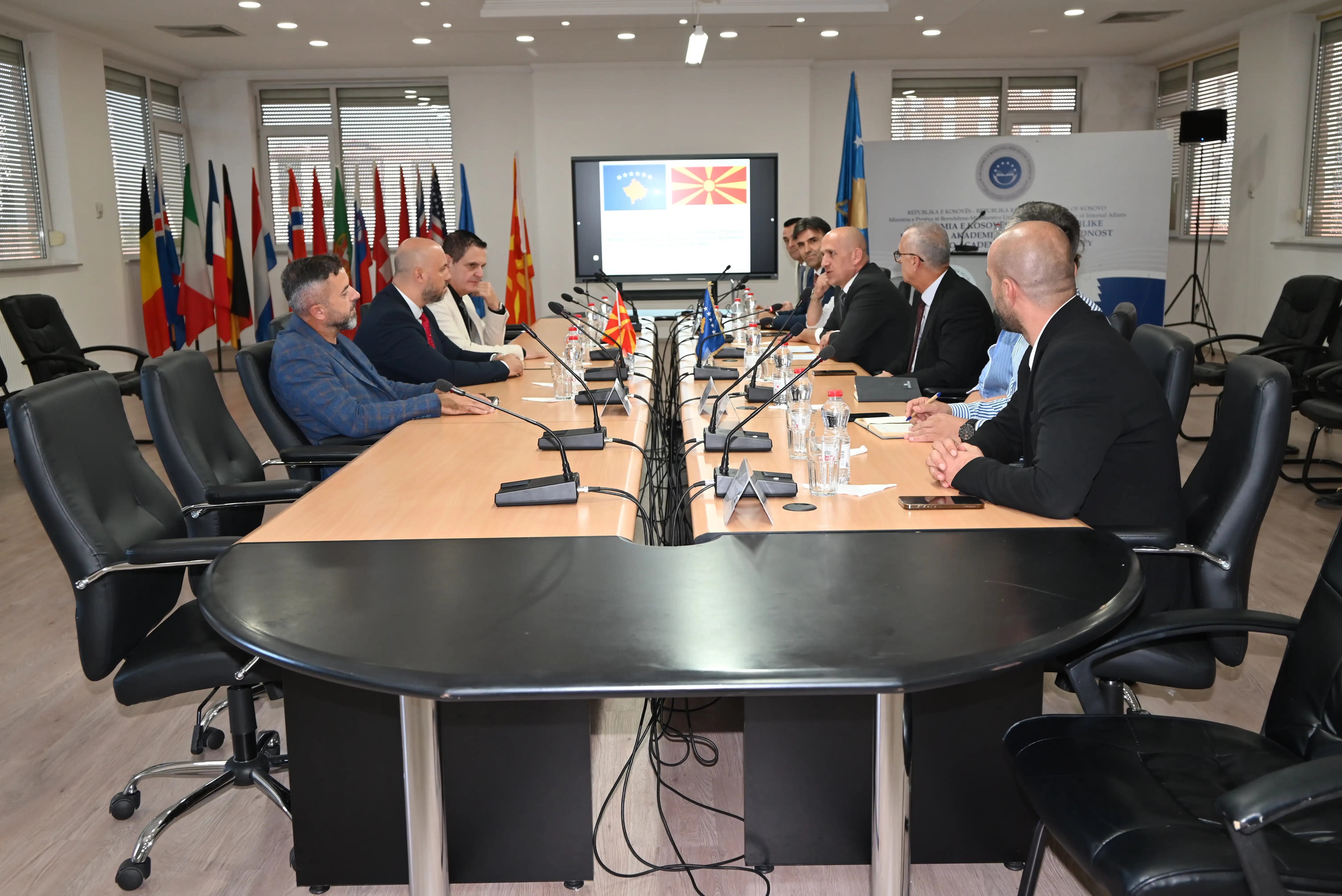 Delegacioni i Ministrisë së Punëve të Brendshme të Republikës së Maqedonisë së Veriut vizitoi AKSP-në