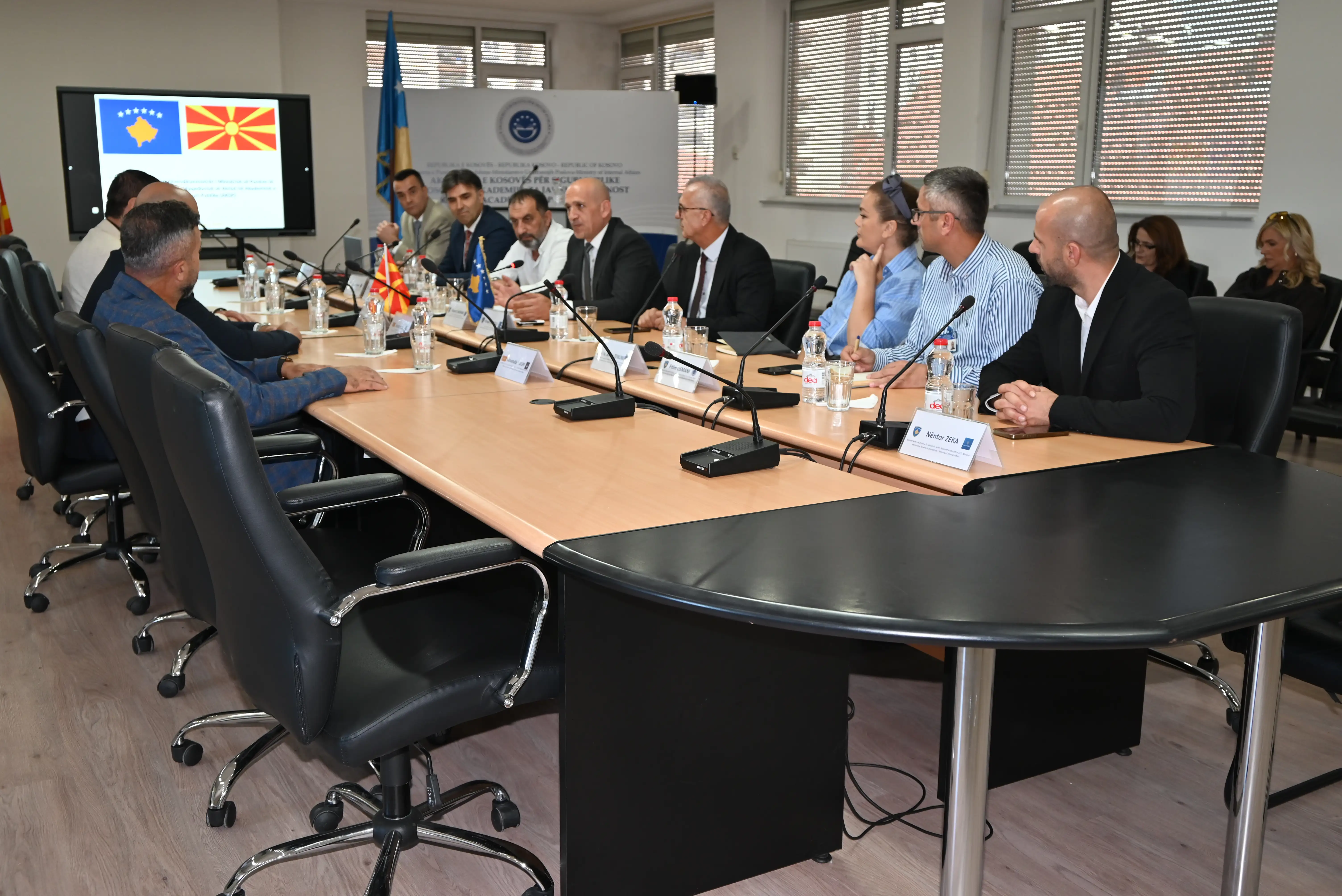 Delegacioni i Ministrisë së Punëve të Brendshme të Republikës së Maqedonisë së Veriut vizitoi AKSP-në