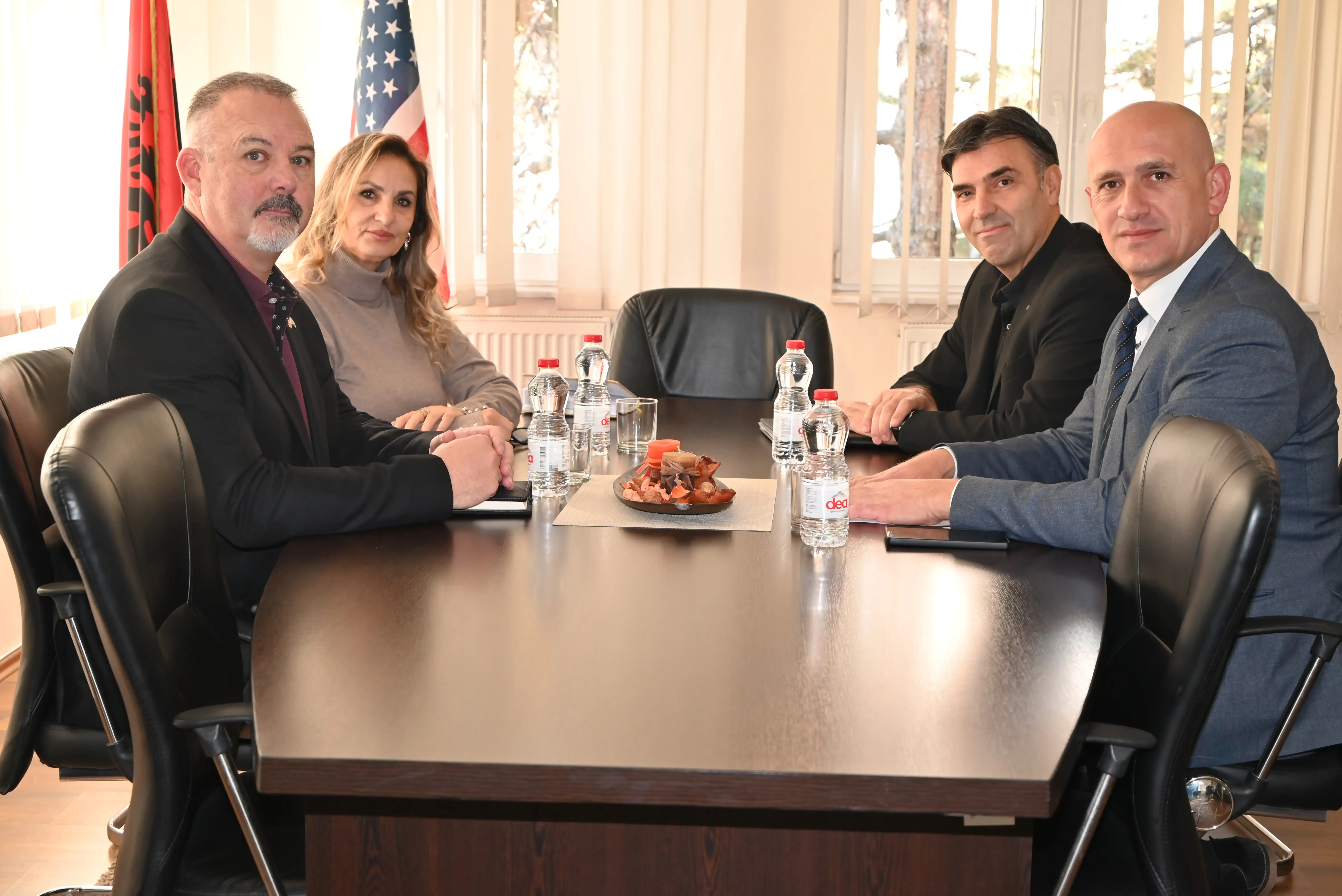 Udhëheqësi i sapoemëruar i misionit të ICITAP-it në Kosovë Byron Mac Venzon  vizitoi AKSP-në