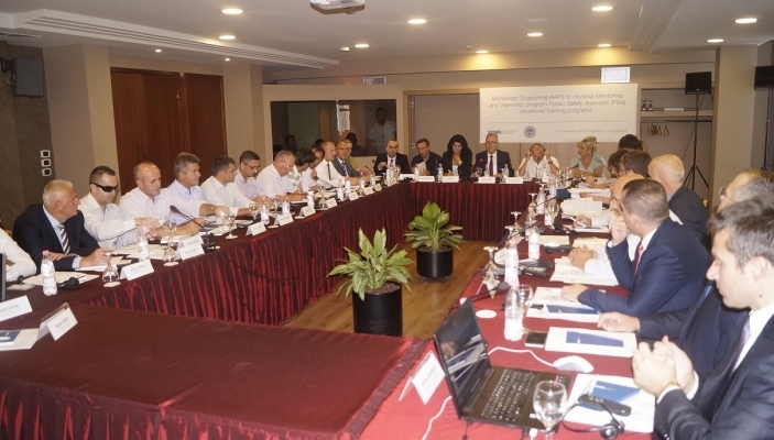 N&euml; Tiran&euml;  zhvillohet pun&euml;toria p&euml;r P&euml;rkrahjen e Akademis&euml; p&euml;r ta zhvilluar programin e mentorimit dhe intershipit bazuar n&euml; programin profesional t&euml; agjencive t&euml; siguris&euml; publike