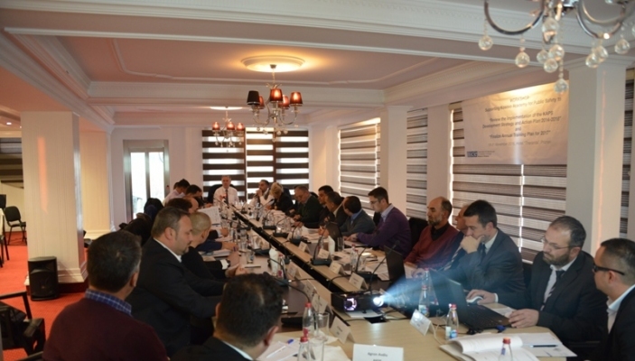 Mbahet pun&euml;toria &ldquo;Shqyrtimi i zbatimit t&euml; Strategjis&euml; Zhvillimore dhe Planit t&euml; Veprimit si dhe p&euml;rfundimi i Planit Vjetor t&euml; Trajnimit&rdquo;