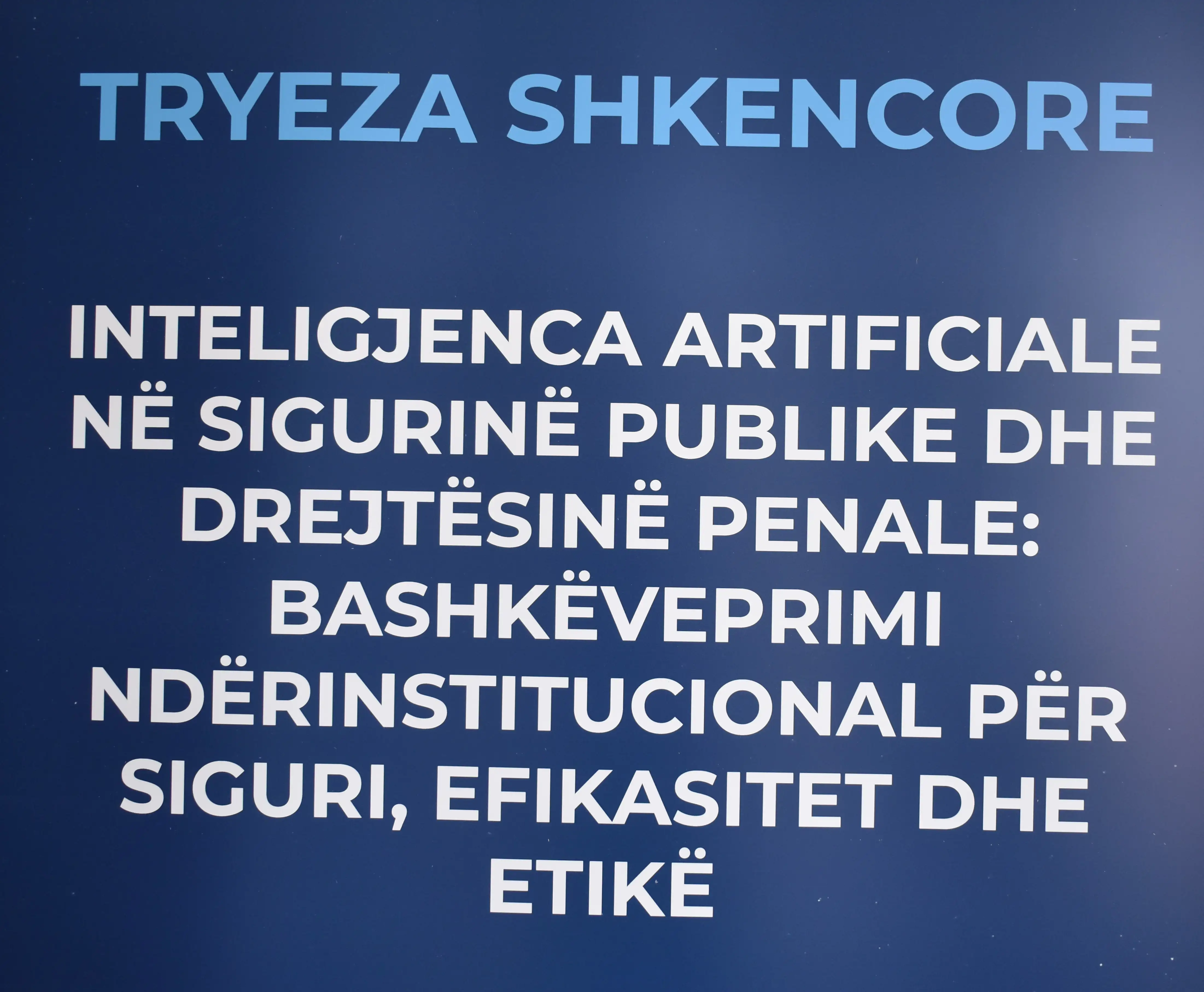 AKSP mbajti tryezën shkencore “Inteligjenca artificiale në sigurinë publike dhe drejtësinë penale: Bashkëveprimi ndërinstitucional për siguri dhe etikë”