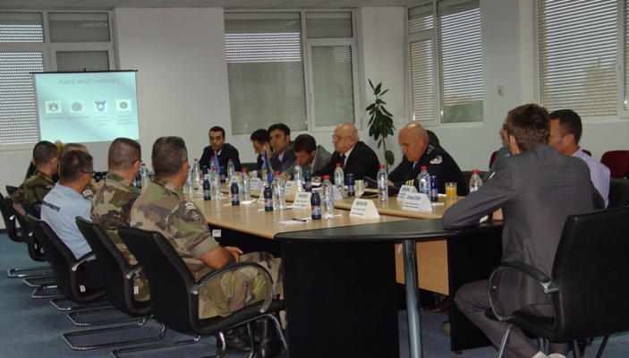 Qendr&euml;n e Kosov&euml;s p&euml;r Siguri Publike e vizitoi  KFOR-i Francez 